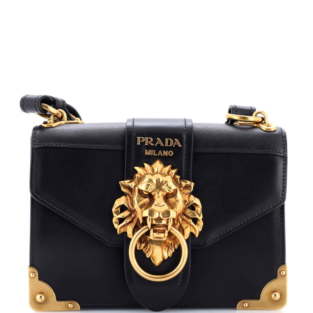 Prada Animalier Cahier Crossbody Bag #260886P17B